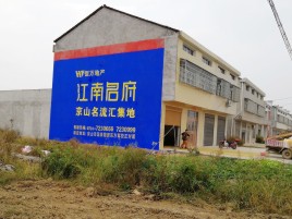 亳州农村墙体广告在不同形式上面展现的不同特色
