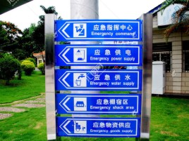亳州标识导向系统设计需要掌握的四大元素