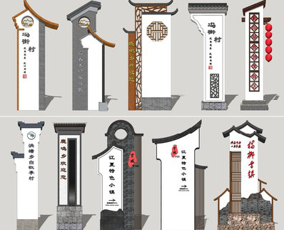 亳州美丽乡村标识标牌有哪些分类？